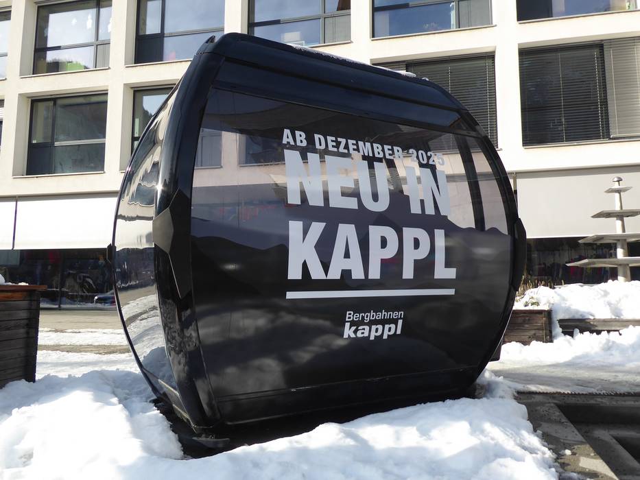 Kappl: az új lift 10 személyes kabinja