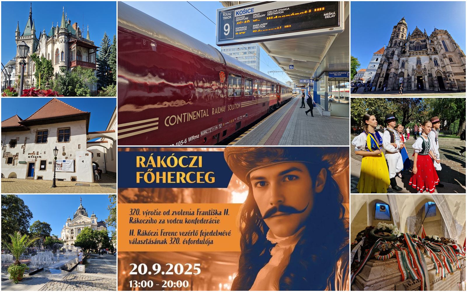 A Rákóczi Expressz Különvonattal érkeztünk Kassára | Fotók: sielok.hu 2025.09.20.