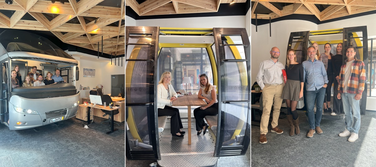 A Margit körúti irodában találkoztunk a SkiLines csapatával