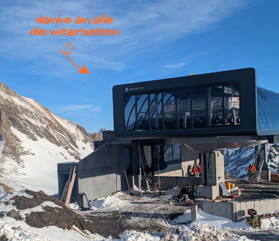 Damüls: így állt az építkezés október végén