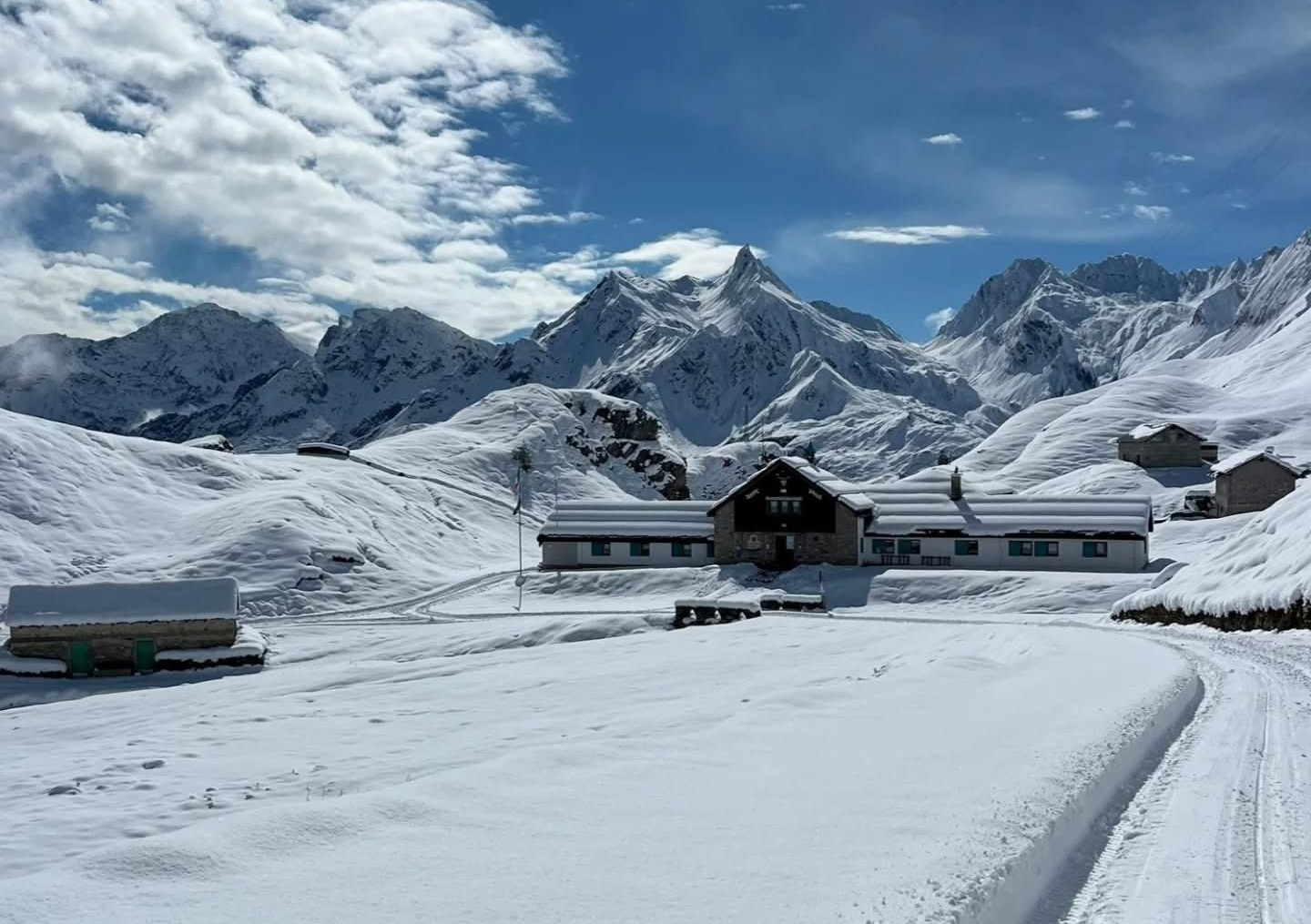 Kép: Rifugio Maria Luisa menedékház 2157 méteren