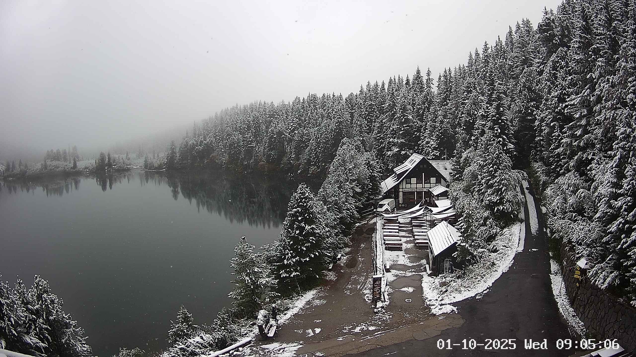 Mai webkamera: Poprádi-tó