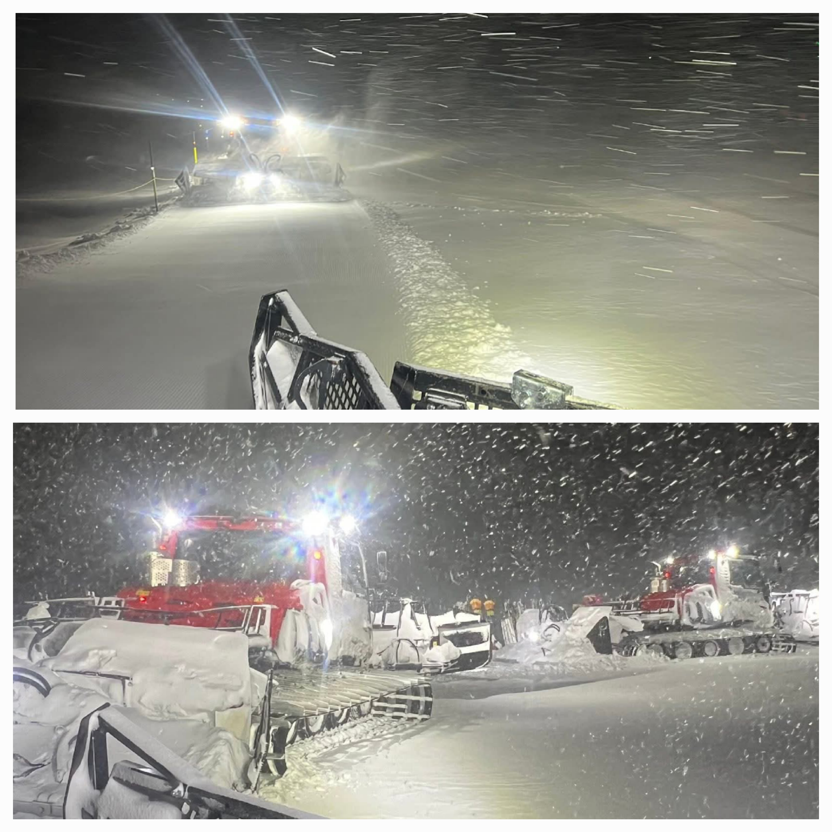 Stubai gleccser: péntek hajnali havazás - Fotó: Stubaier Gletscher