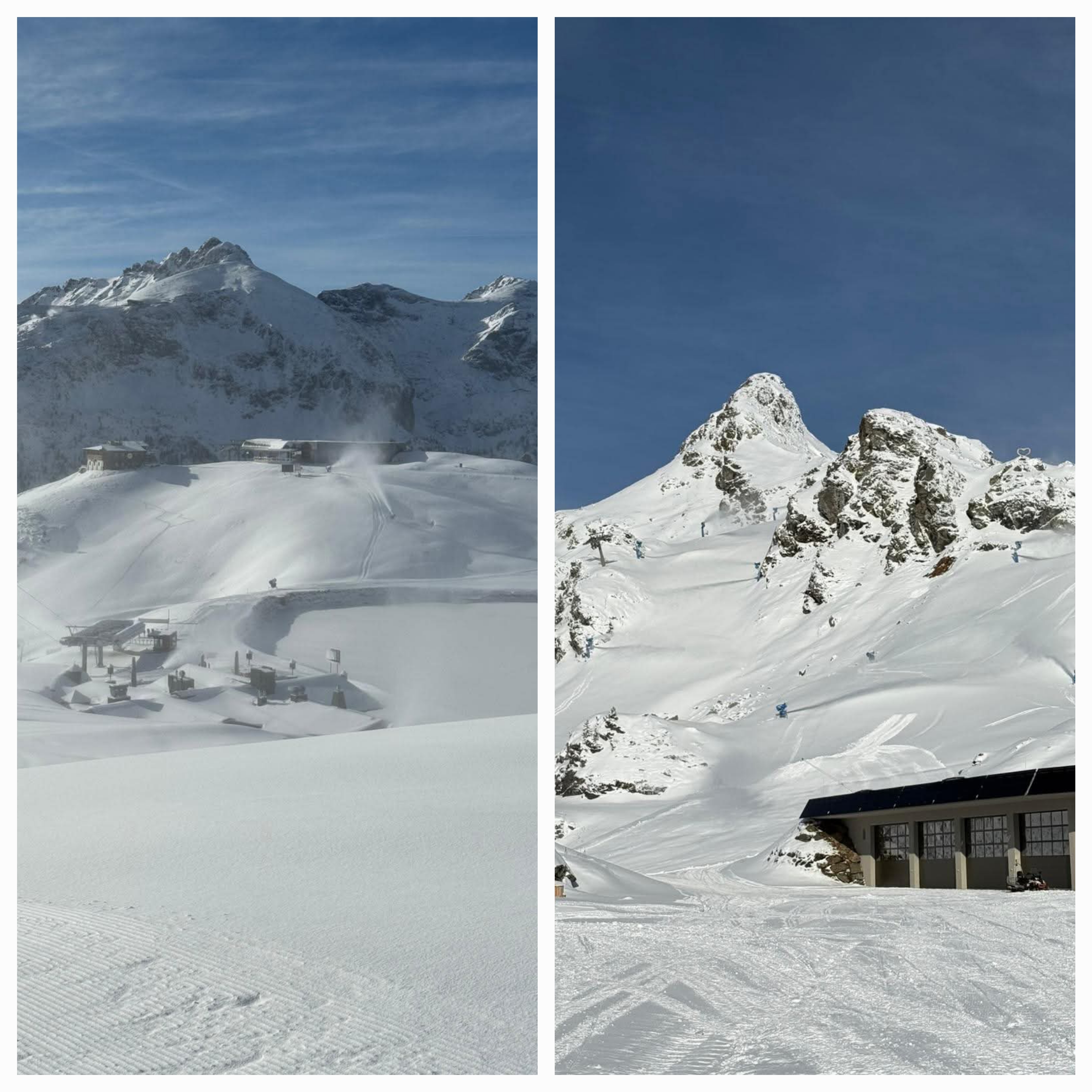 Obertauern szerdán, még a mostani havazások előtt - Fotó: Hochalm Hütte