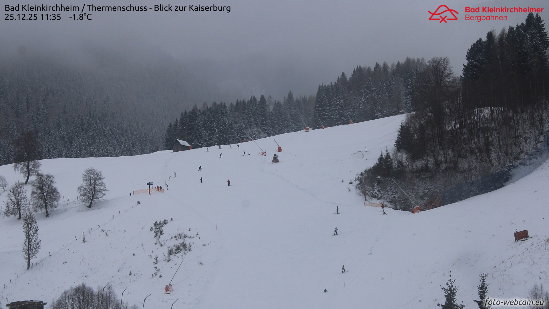 Bad Kleinkirchheim Thermenschuss (1084m) mai webkamera