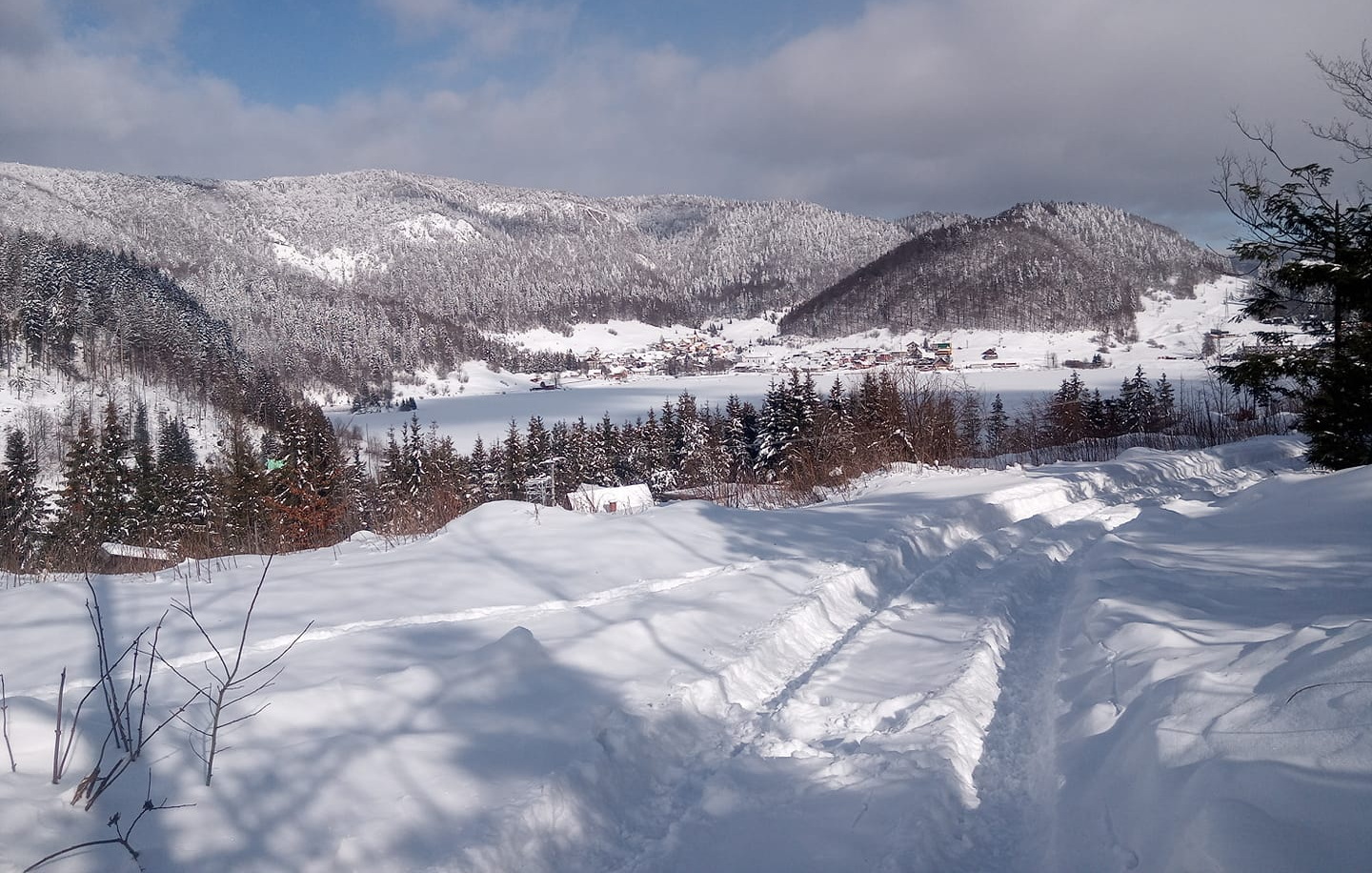 Hóviszonyok a Szlovák-Paradicsomban / Kép: Dedinky Slovenský raj