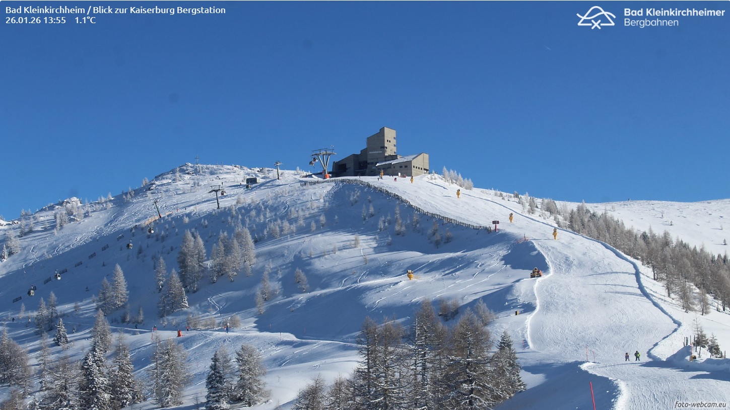 Webkamerakép a hétvégi havazás után: kiváló hóviszonyok vannak BKK-n