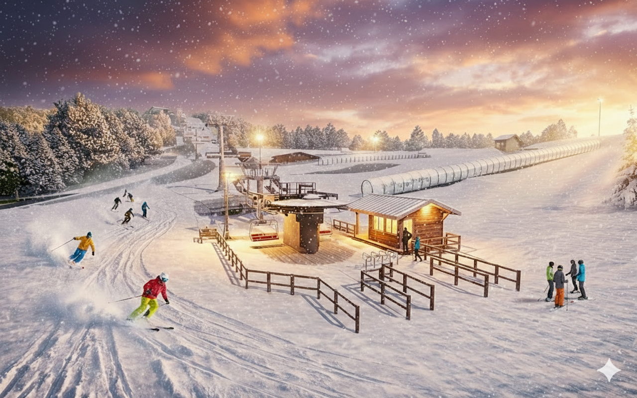 Megkértük a Geminit, hogy színezze ki a hivatalos látványtervet, ezt az eredményt kaptuk. Nekünk tetszik. Hajrá, Sípark!