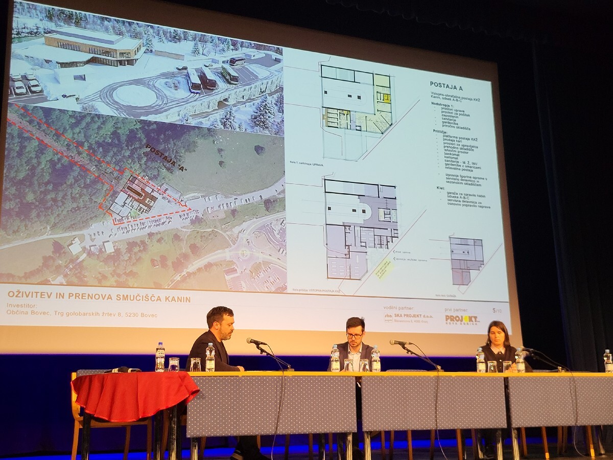 Kedden a településen bemutatták a terveket / Kép: Občina Bovec