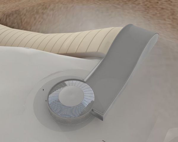 Látványterv: vendéglő a tetőn