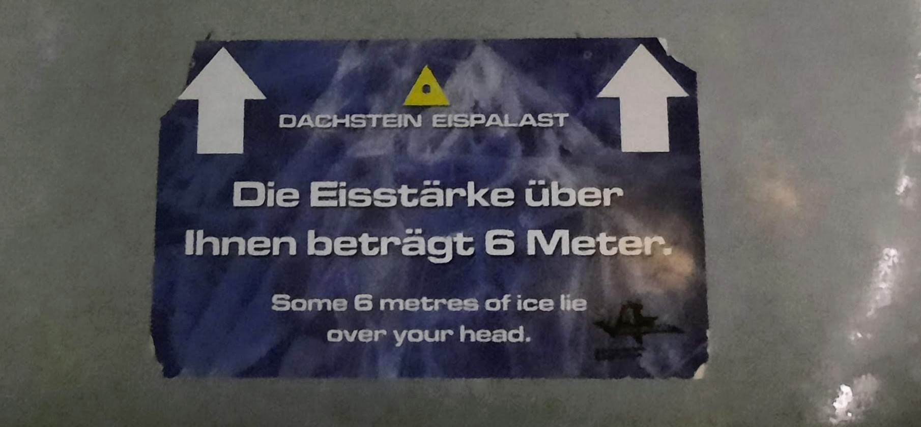 A fejünk felett 6 méter vastag a jégréteg | Kép: sielok.hu