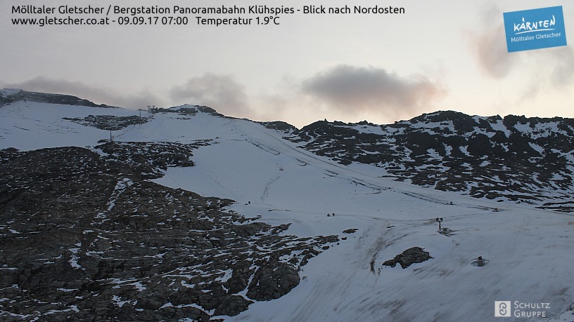 Mölltal ma reggel - fotó: webcam schultz