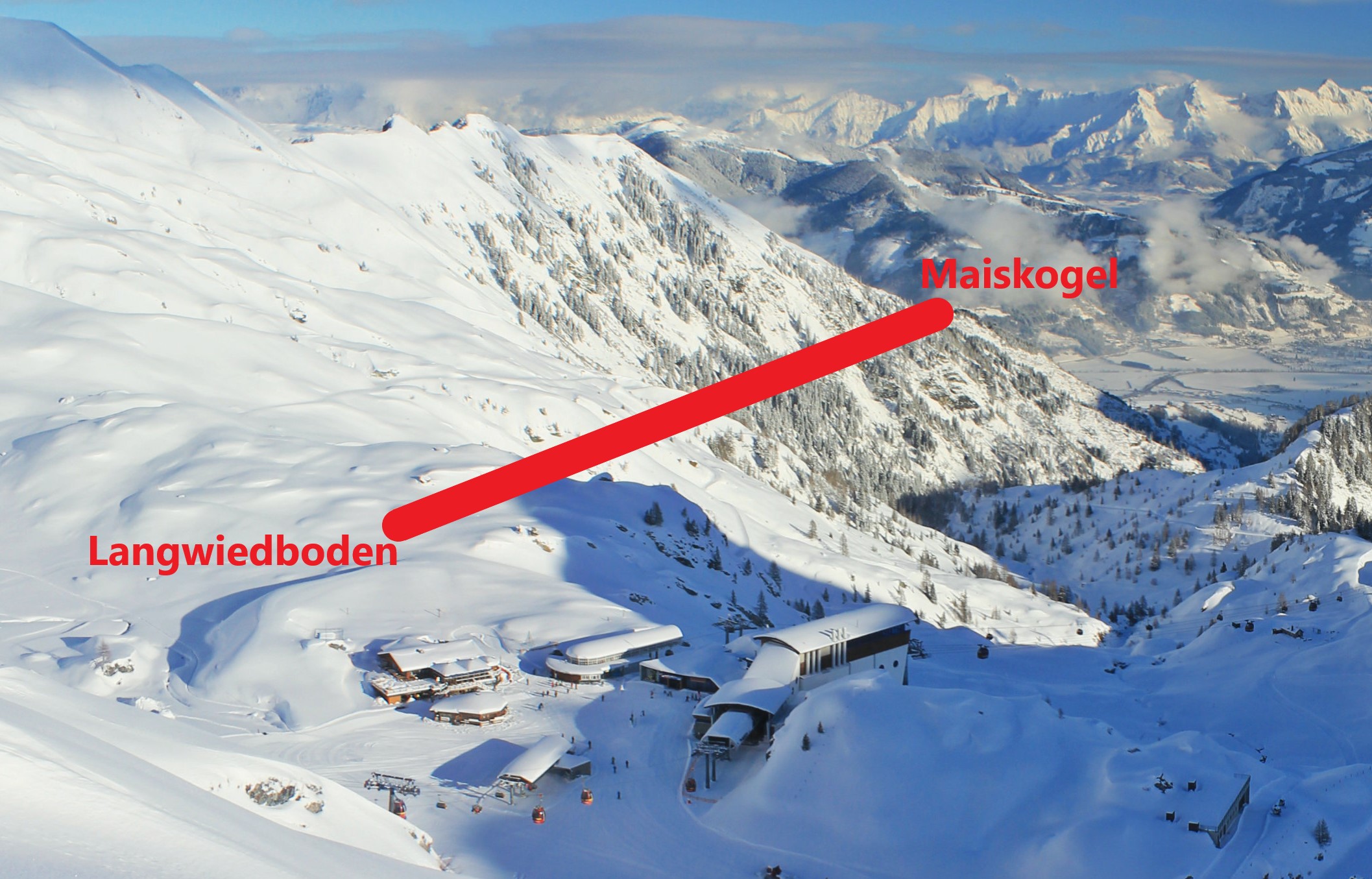 A 3K felvonó várható nyomvonala - Fotó: Stánicz Balázs