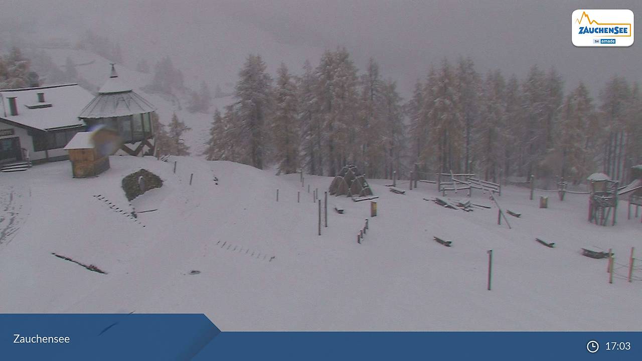 Zauchensee vasárnap délután - webkamera