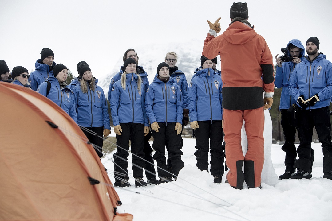 A 300 kilométeres út előtt a résztvevők egy többnapos képzésen vesznek részt
