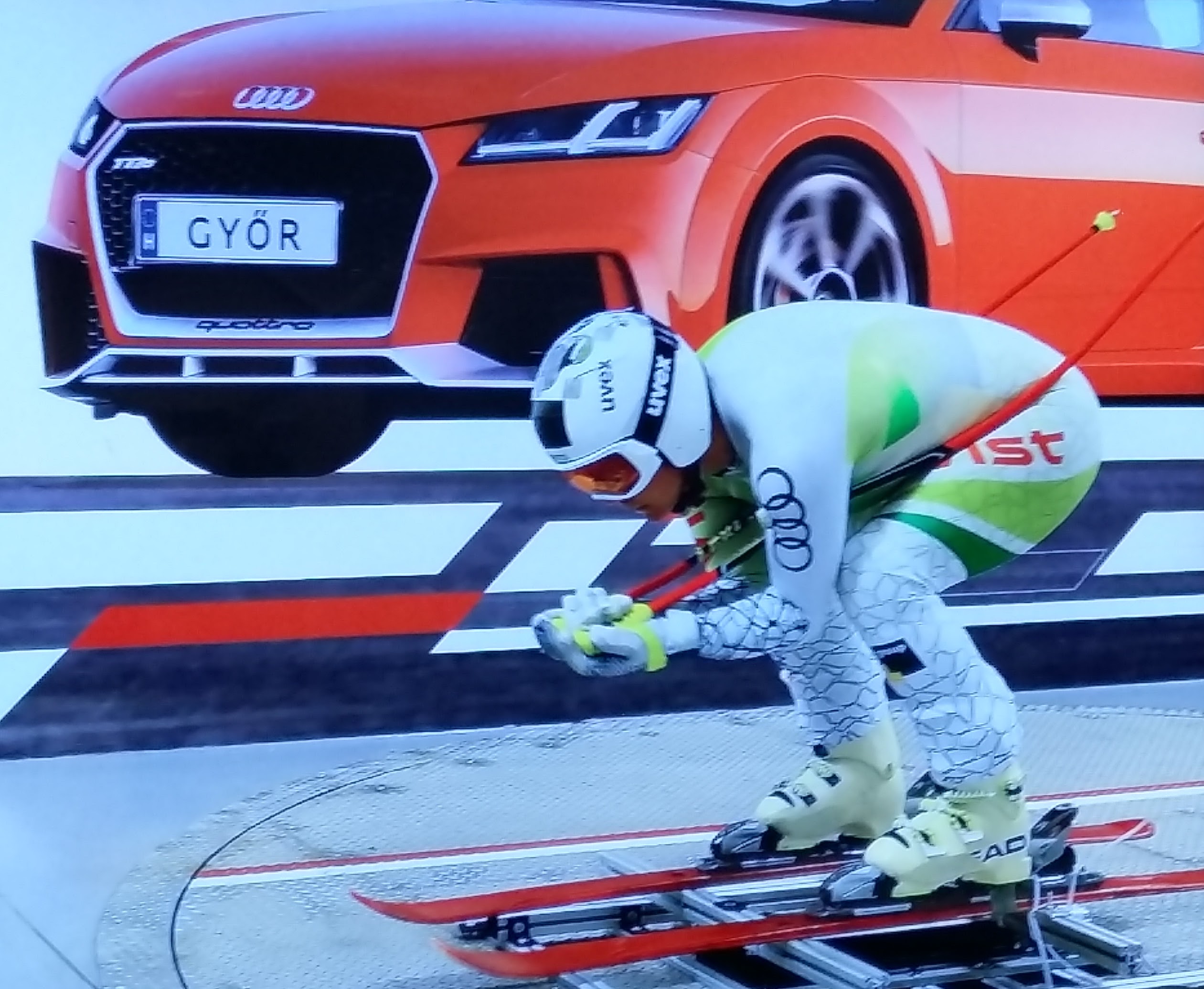 Menetszélteszt a győri Audi gyárban | Fotó: sielok.hu