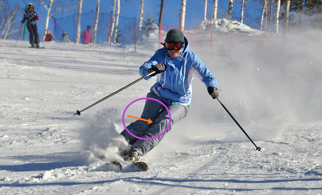 Ne támaszd be az egyik térded a másik térdhajlatába!