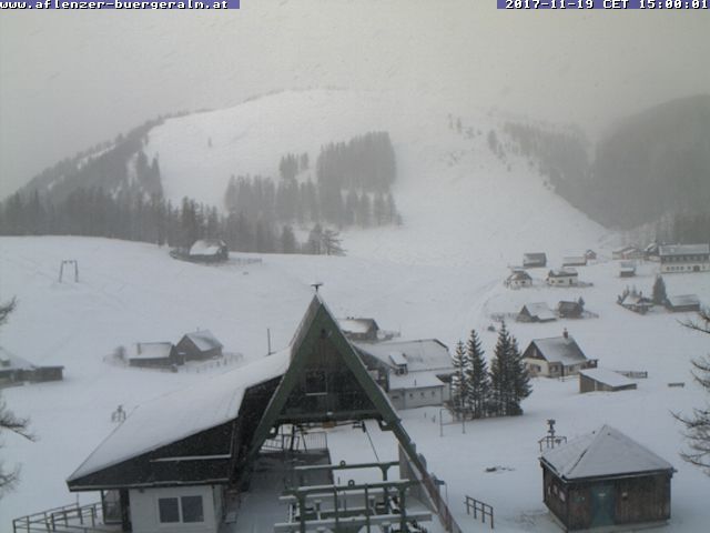 Aflenz vasárnap délután - fotó: webkamera