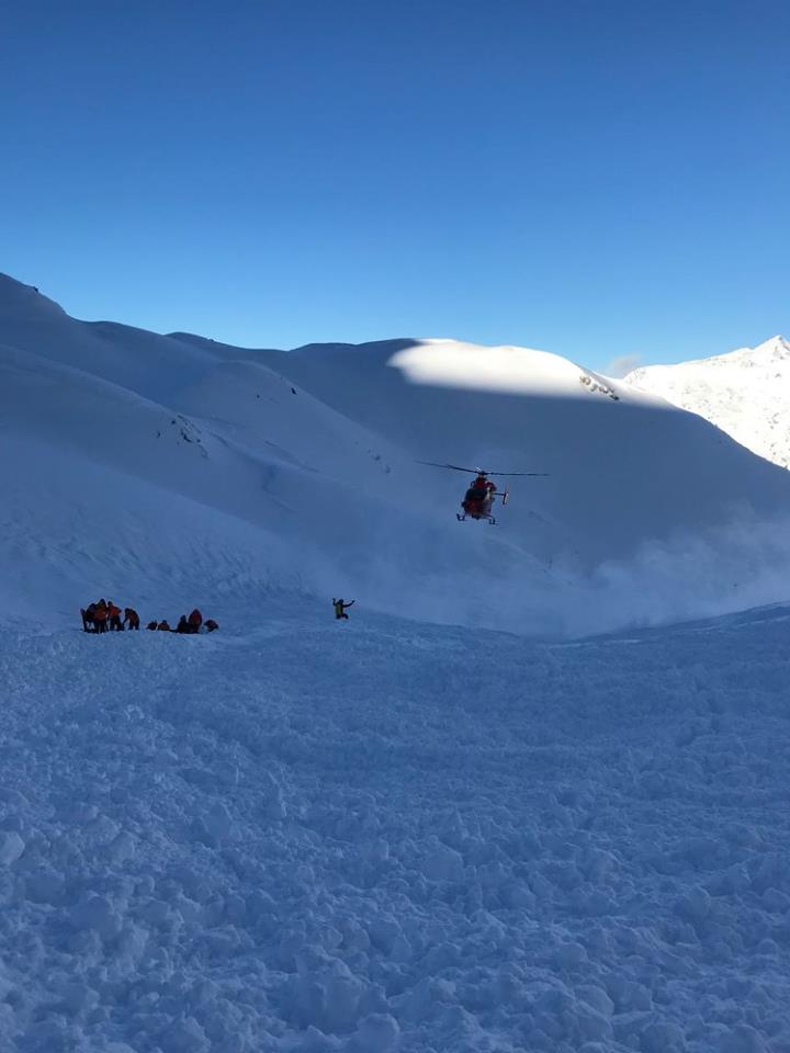 Lavina Obertauernben (Kép: Bergrettung Salzburg)