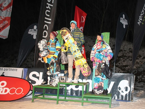 A felnőtt kategória dobogósai