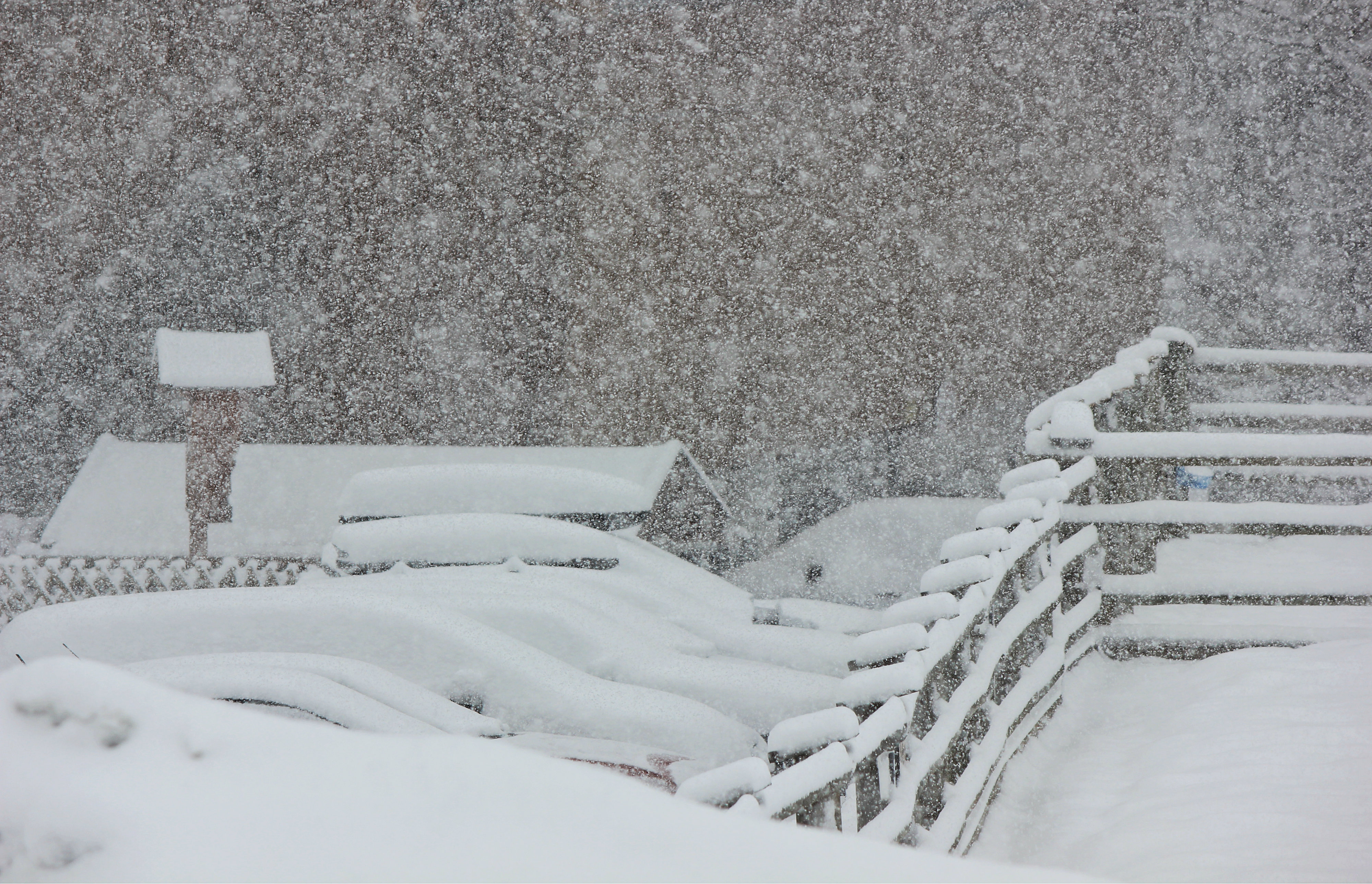 Szakad a hó Saalbachban - Fotó: Stánicz Balázs