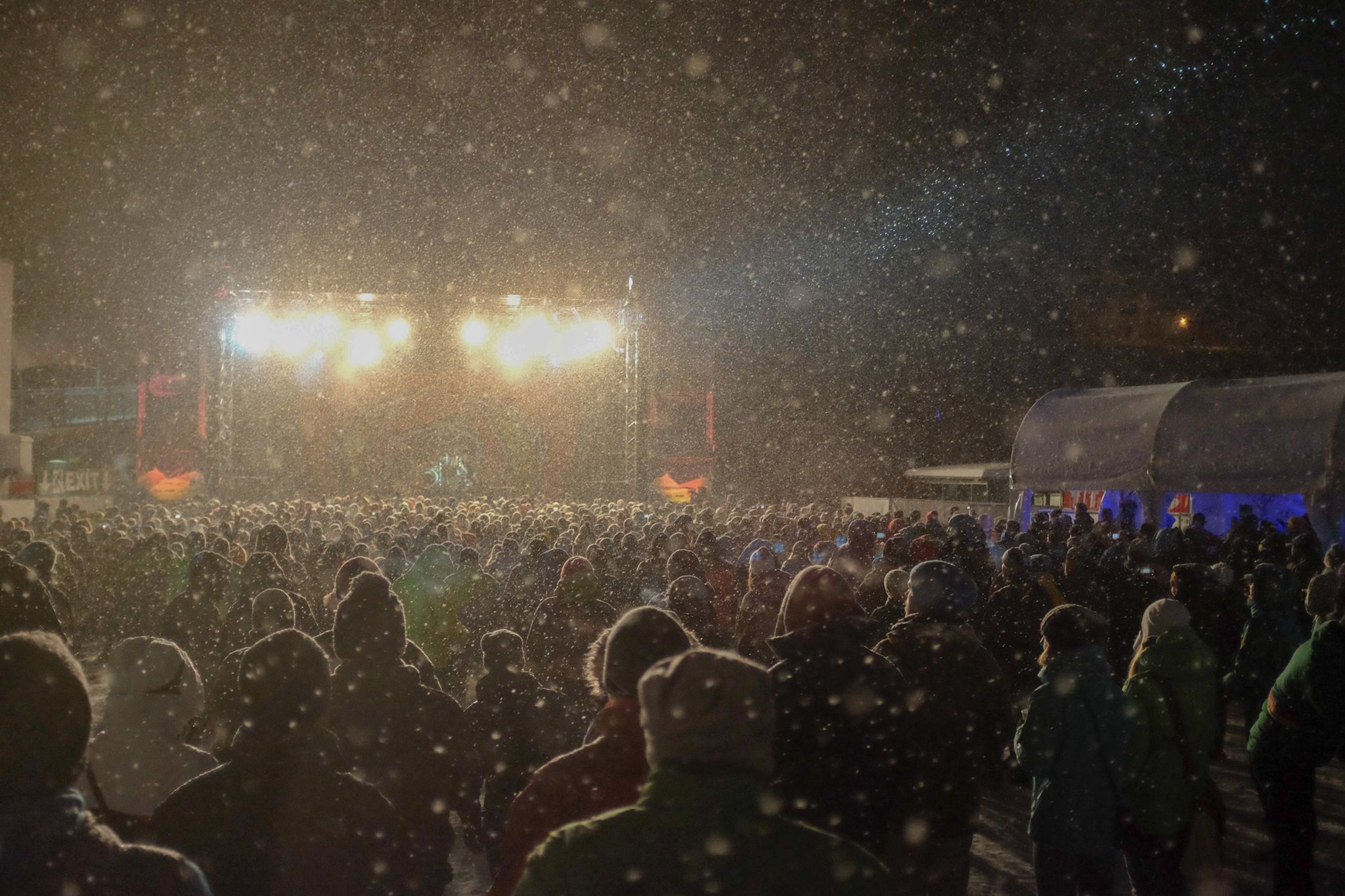 Rock zene és havazás