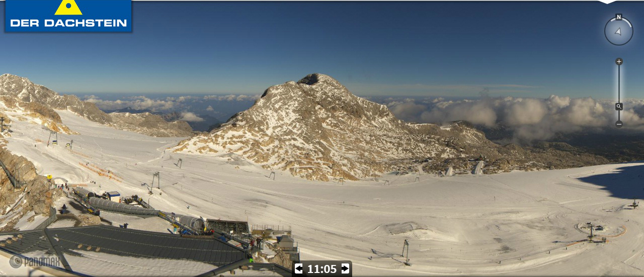 Dachstein gleccser vasárnap