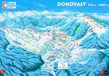 Donovaly sítérképe