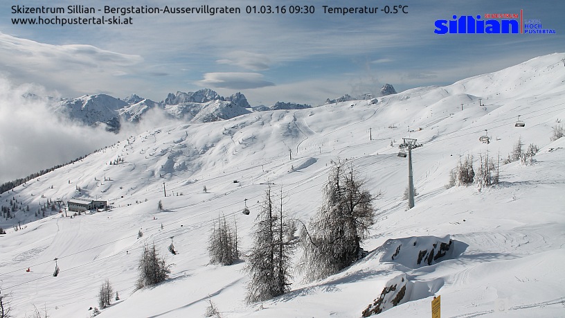 Tegnap havazott, ma napsütés délen - foto-webcam