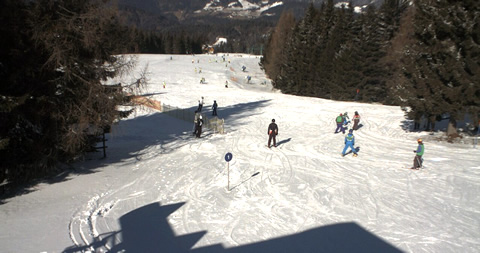 A cerknói webkamera képe ma délután