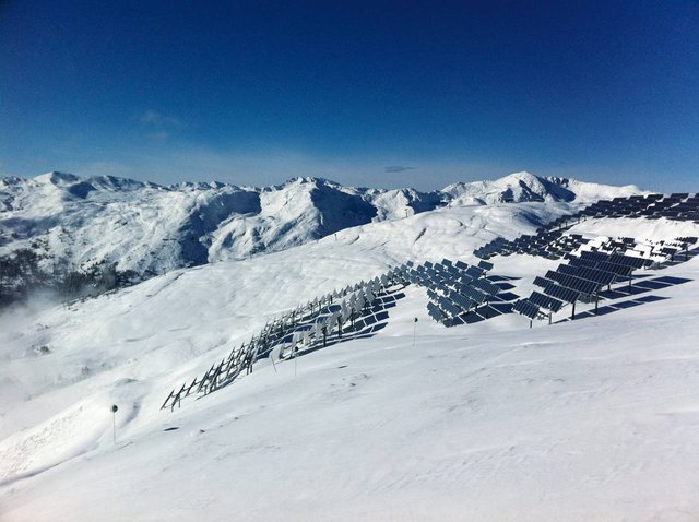 Napelemek Ausztriában - Fotó: Bergbahnen Wildkogel