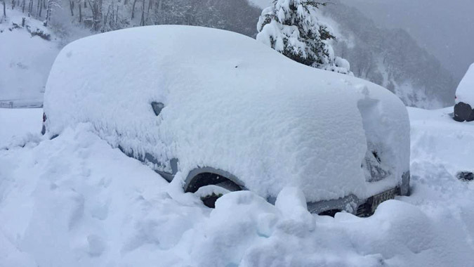 Nevado de Chillanban a hétvége is havas volt - Fotó: Síterep