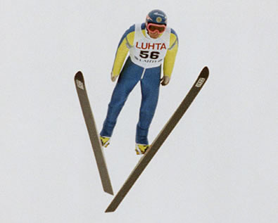 Jan Boklöv és a V stílus (Fotó: www.lotten.se)