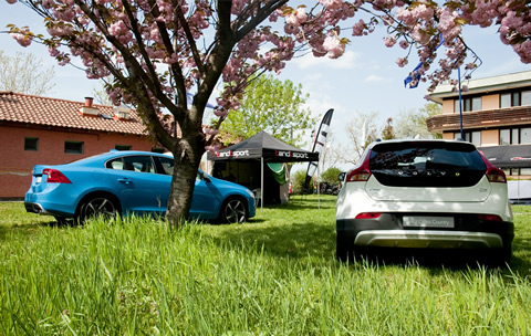 Volvo autók kiállítása