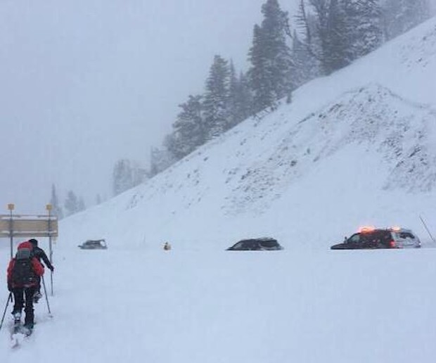 Autóútra zúdult a lavina - Bridger-Teton Avalanche Center