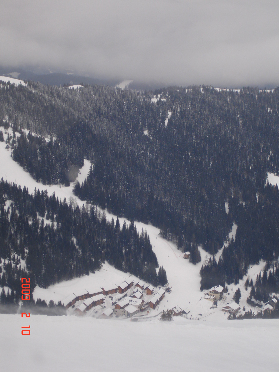 a felvonóból  nézve