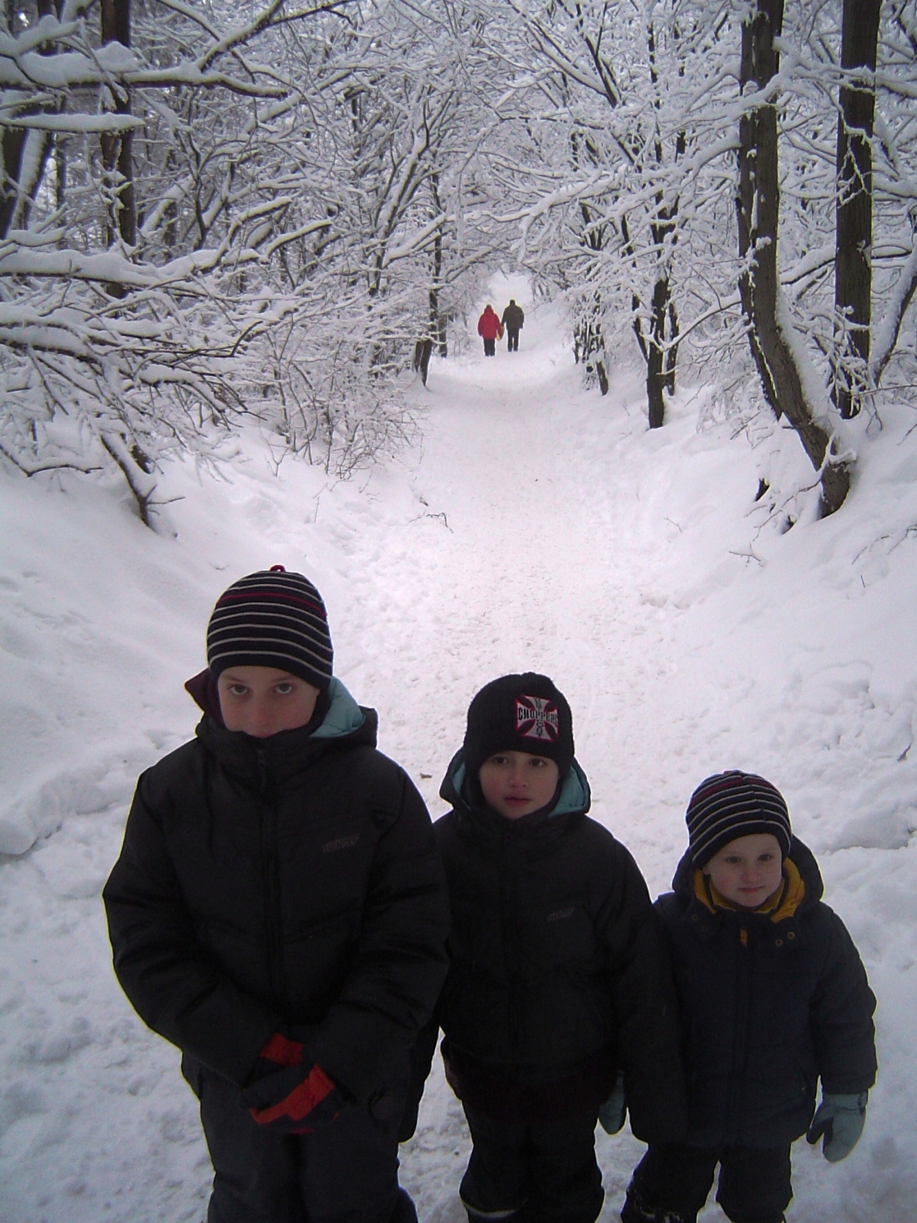 Útban a sípálya felé