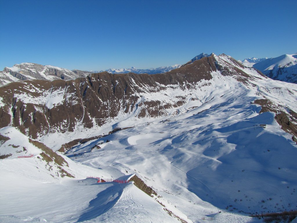A Piste 2000 pálya a Mont Lachat-ról
