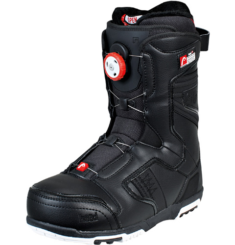 Head Premium Boa férfi gyorsfűzős snowboard cipő. Közepesen kemény cipő freestyle és középhaladó snowboard-osoknak. Erős felépítésű talp. Thermofit Pro, formázható bélés. Boa laces fűzőrendszer.
