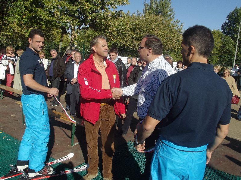 Kőszegi János és a IV. kerület polgármestere, Wintermantel Zsolt
