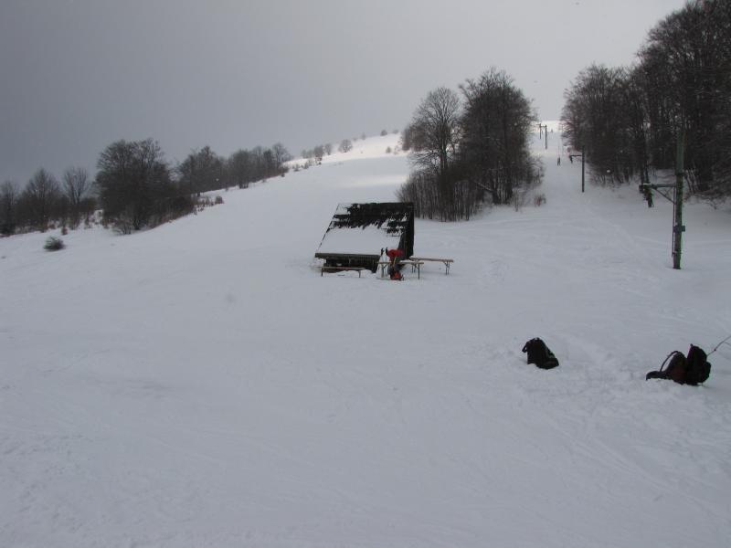 Legfelső pályaszakasz alja a "hüttével" :o)