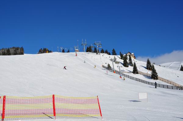 Piros 3-as pálya vége a felvónó felé