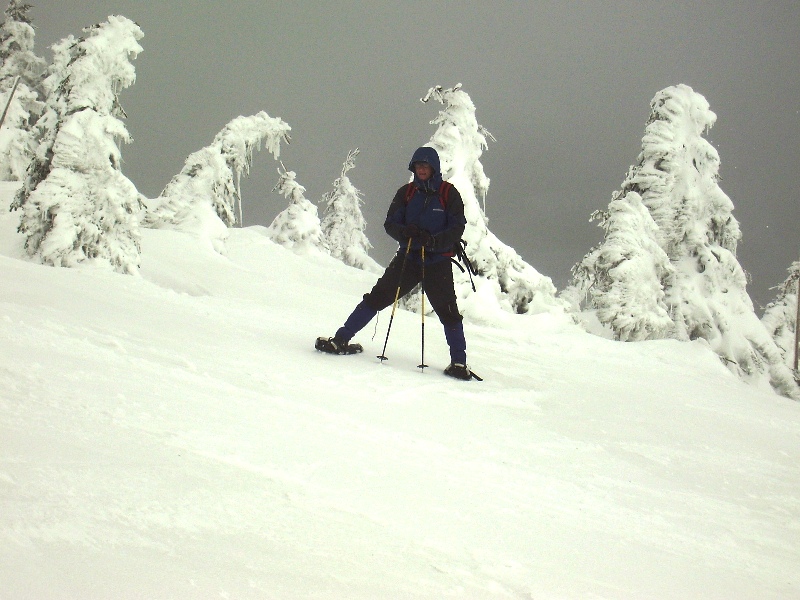 szép hegyi időben indultunk vissza