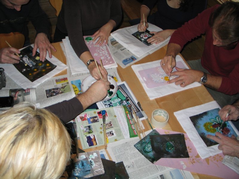 Gyakorlati foglalkozás a hüttében