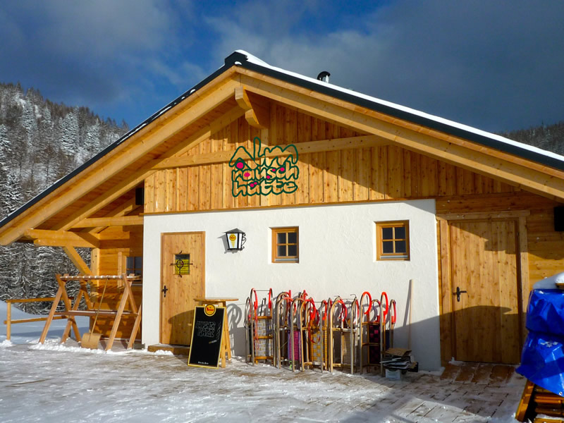 Az Almrauschhütte Aflenz Bürgeralmon