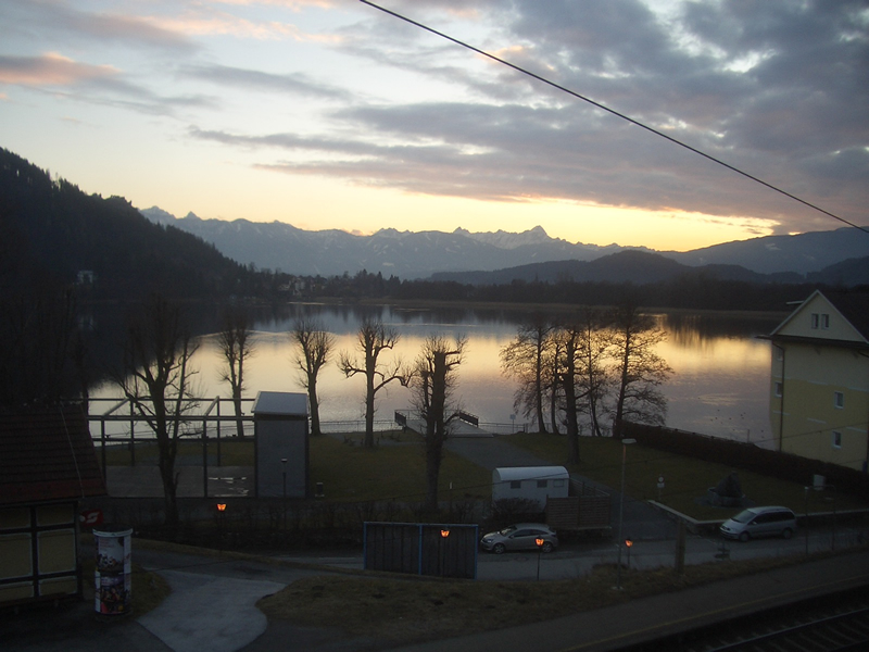 Kilátás az Ossiachi tó felé