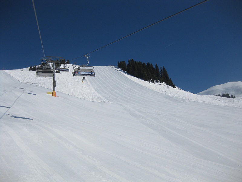 Saalbach április 5-én - Fotó: Saalbach Lifttársaság