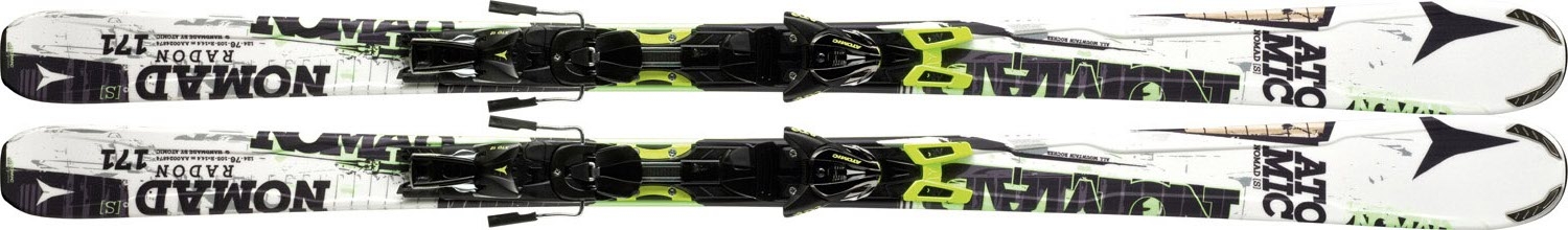 A nyeremény:  ATOMIC NOMAD S RADON + xto12  síléc