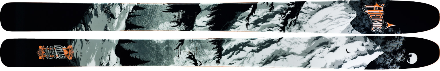 ATLAS:  Az Atlas az igazi díj-nyertes porhó síléc extrém kalandokhoz.