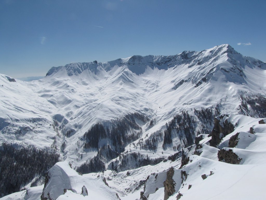 Kilátás a Cime de Chavalet csúcsról